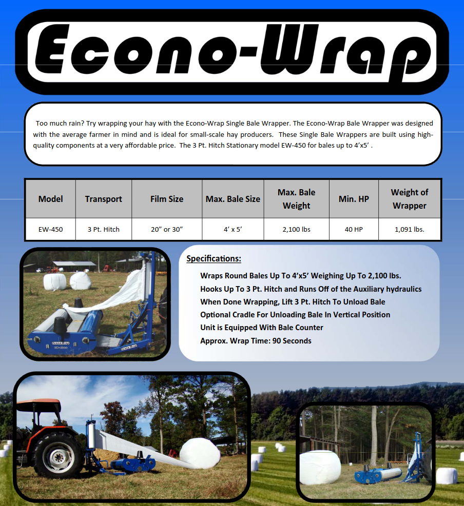 ECONO-WRAP Bale Wrapper