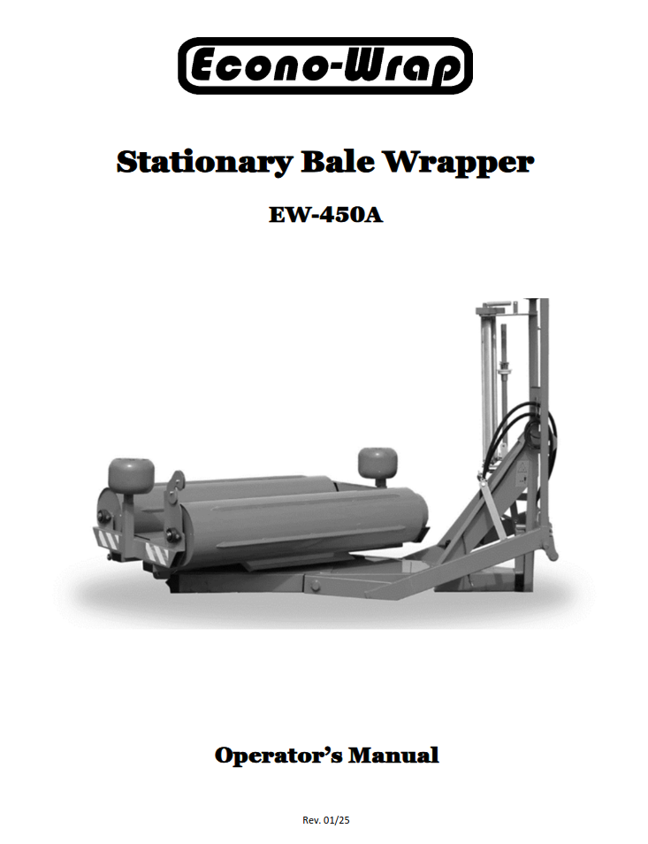 EW-450A Stationary Bale Wrapper Manual