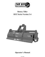 RXT Rotary Tiller Manual Version